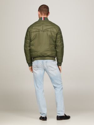 Nylon padded bomber tommy on sale hilfiger