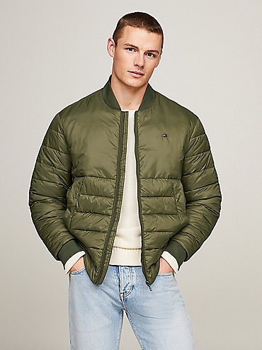 | Bomber Padded Tommy Jacket Essential Relaxed Hilfiger | Green