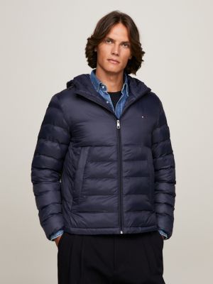 Chaqueta TH Warm acolchada plegable, Azul