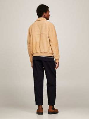 Tommy hilfiger store suede bomber jacket