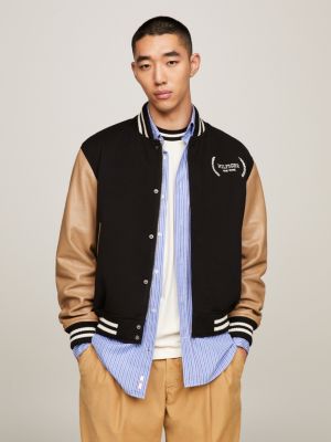  Tommy Hilfiger Chaqueta bomber suave para hombre, variedad,  Negro - : Ropa, Zapatos y Joyería