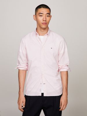 Tommy Hilfiger Tailored SOLID SHIRT - Camisa elegante - deep rouge/rojo  oscuro 