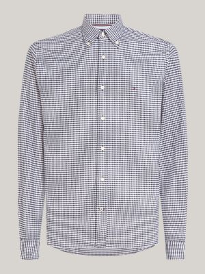 1985 Collection Gingham Check Regular Oxford Shirt | Blue | Tommy