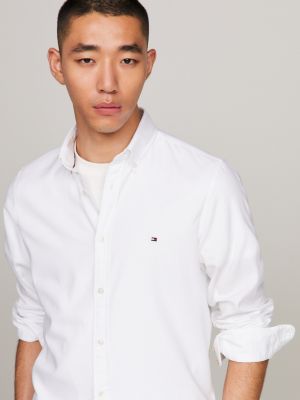 Mens white tommy outlet hilfiger shirt