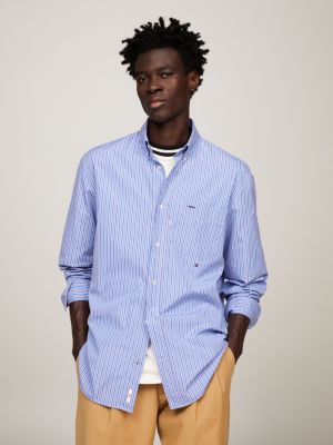 1985 Collection Shirt Blue | | Slim Hilfiger Stripe Tommy Fit