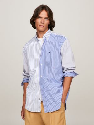 Crest Ithaca Stripe Regular Fit Shirt, Blue