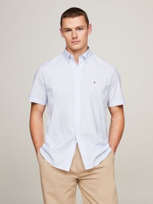 Regular Fit Short Sleeve Shirt | Blue | Tommy Hilfiger