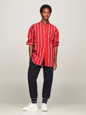 Tommy hilfiger on sale red shirt