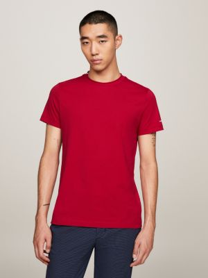 Buy Tommy Hilfiger Men's Solid Regular Fit Polo T-Shirt (S23HMKT631_Pink at