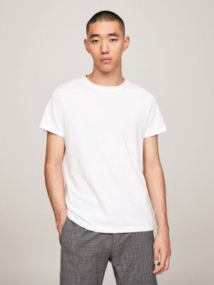 White T-Shirts for Men | Tommy Hilfiger® UK