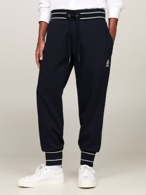 Crest Regular Fit Joggers, Blue