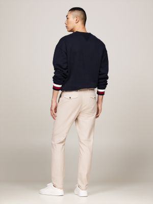 Tapered Fit Chinos aus Stretch-Gabardine | BEIGE | Tommy Hilfiger