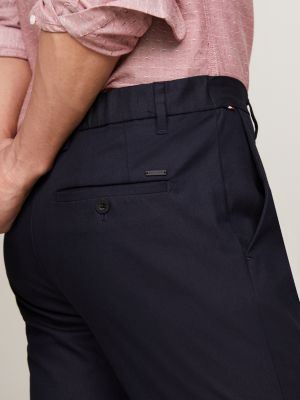 blue denton straight chinos for men tommy hilfiger