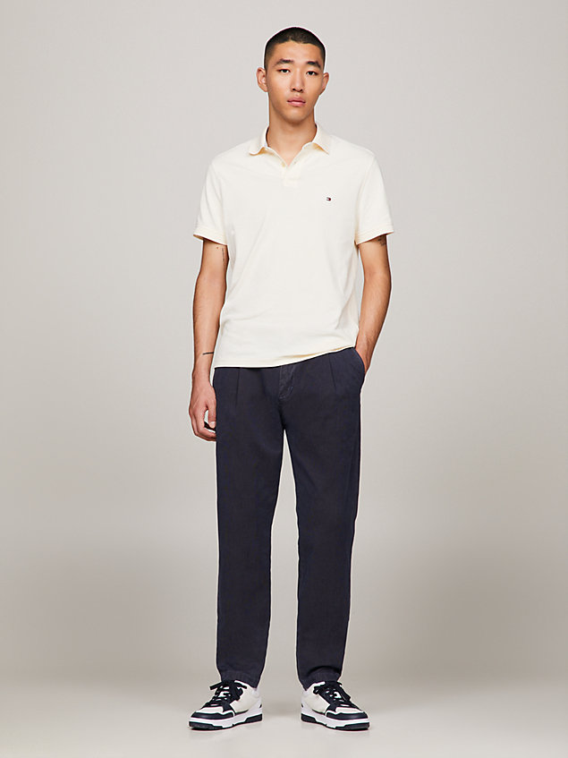 blue harlem dobby tapered fit chinos for men tommy hilfiger