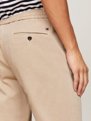 Harlem Skinny Fit Chinos mit Stückfärbung | BEIGE | Tommy Hilfiger
