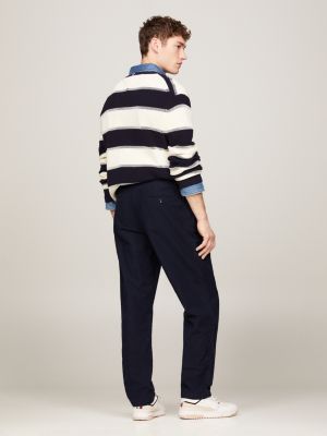 Garment Dyed Tapered Chinos | Blue | Tommy Hilfiger アッカシュシュ