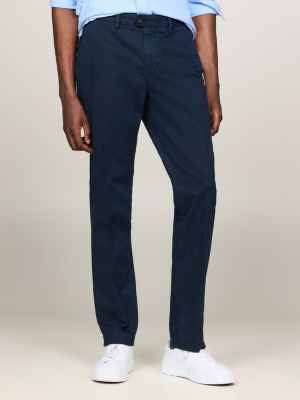 Premium Denton Straight Fit Chinos | Blau | Tommy Hilfiger