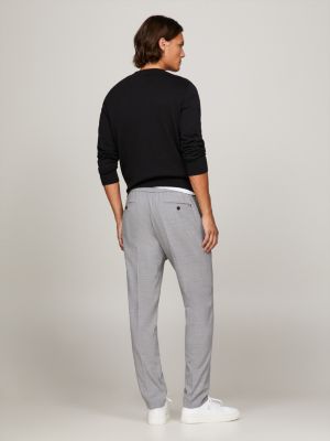 Selected Homme slim tapered fit smart pants in dark gray houndstooth