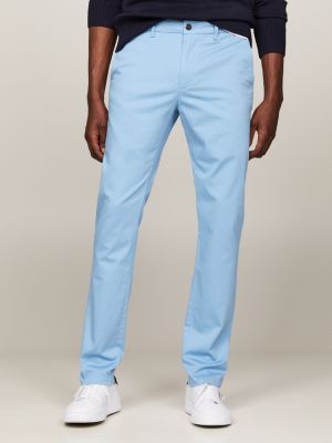 Bleecker Slim Straight Chinos | Blue | Tommy Hilfiger