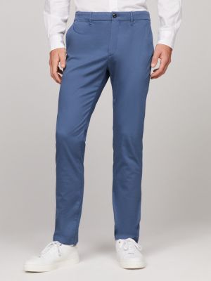 Bleecker Slim Straight Chinos Blue Tommy Hilfiger