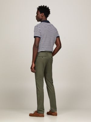 Bleecker Slim Straight Chinos | Khaki | Tommy Hilfiger