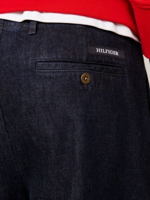 Relaxed Fit Denim-Chinos mit Falten | Denim | Tommy Hilfiger