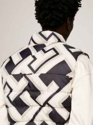 TH Warm New York Puffer-Weste mit Monogramm | Schwarz | Tommy Hilfiger