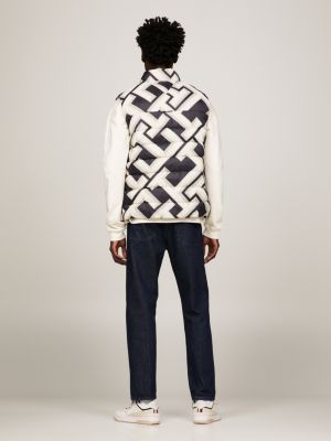 TH Warm New York Puffer-Weste mit Monogramm | Schwarz | Tommy Hilfiger