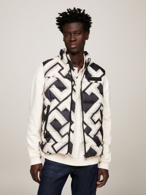 Hooded Down Alaska Puffer Vest | Beige | Tommy Hilfiger