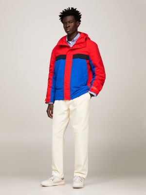 Tommy hilfiger colour blocked on sale parka