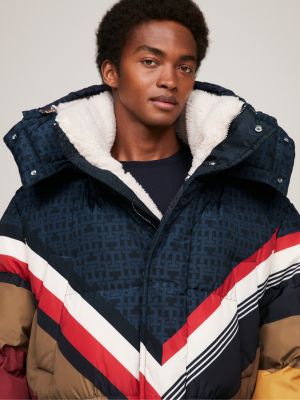 Tommy x Pendleton New York Stripe Parka | Blue | Tommy Hilfiger