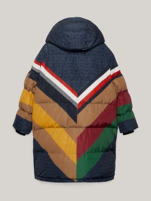 Tommy x Pendleton New York TH Monogram Fleece Anorak, BLUE