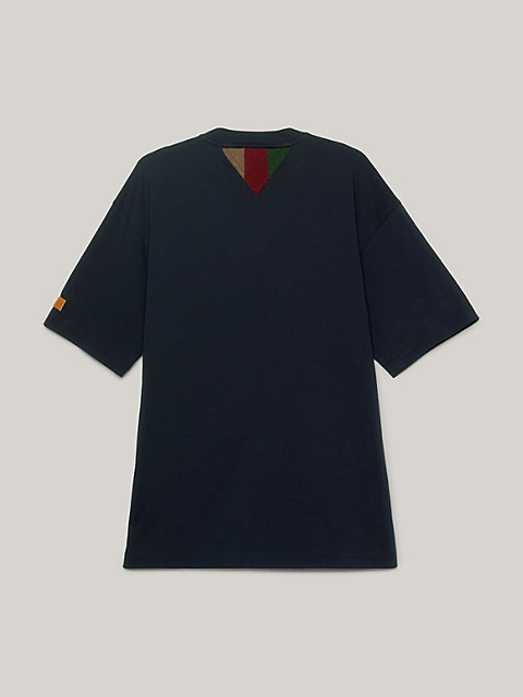 blue tommy x pendleton archive fit t-shirt mit new york-streifen für herren - tommy hilfiger