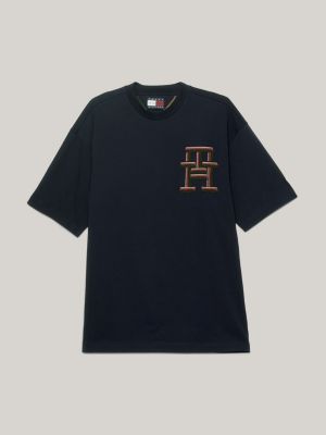 Tommy x Pendleton New York Stripe TH Monogram Archive T-Shirt, Blue