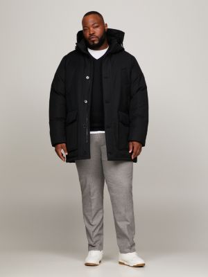 Plus Hooded Padded Rockie Parka Black Tommy Hilfiger