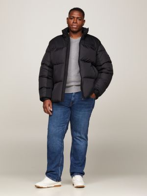 Black tommy deals hilfiger puffer jacket