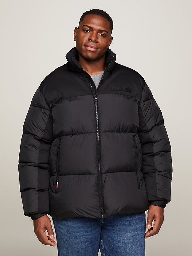 black plus th warm recycled new york puffer jacket for men tommy hilfiger