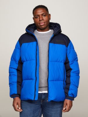 Plus TH Warm Hooded New York Puffer Jacket | BLUE | Tommy Hilfiger