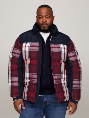 Red tommy deals hilfiger puffer jacket