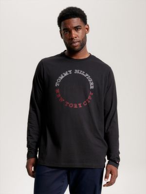 Slim T-Shirt | Hilfiger | Fit Tommy Hilfiger Monotype Black