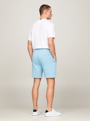 Drawstring Waist Straight Sweat Shorts Blue Tommy Hilfiger