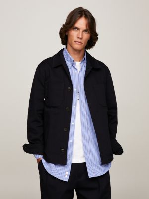 Porte Documents Pour Homme En Textile Bleu Marine Et Détails Noirs - TOMMY  HILFIGER - Mode, Tendance 2024