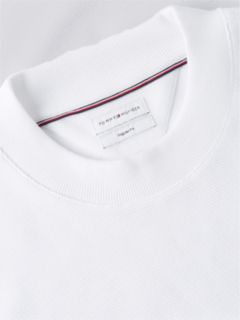Waffle Knit Long Sleeve T-Shirt — White 10