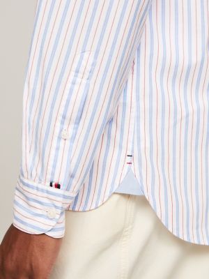 Tommy hilfiger horizontal striped hot sale shirt