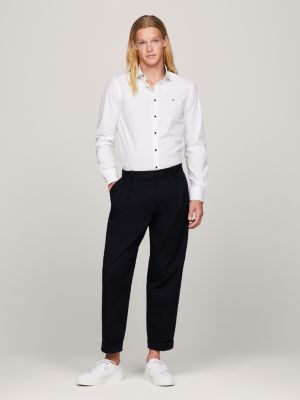 Fitted Poplin Shirt - Black - Ladies