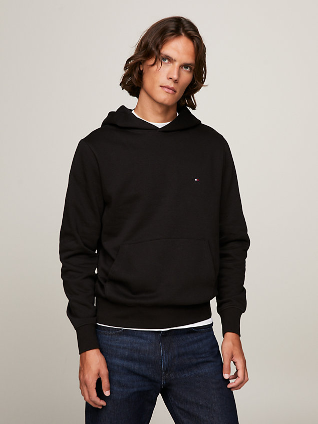 black flag embroidery hoody for men tommy hilfiger