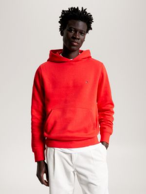 Tommy hilfiger red on sale hoodie with flags