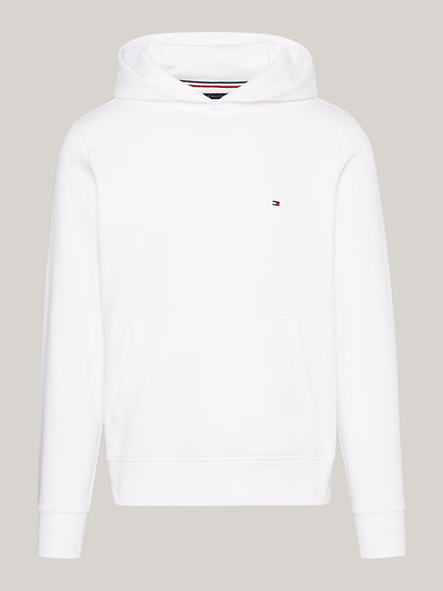 white flag embroidery regular fit hoody for men tommy hilfiger