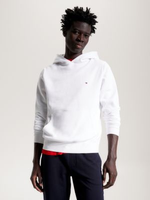 Flag Embroidery Hoody | White | Tommy Hilfiger
