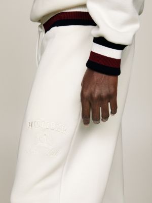 Crest Jogginghose mit Bündchen | Weiß | Tommy Hilfiger